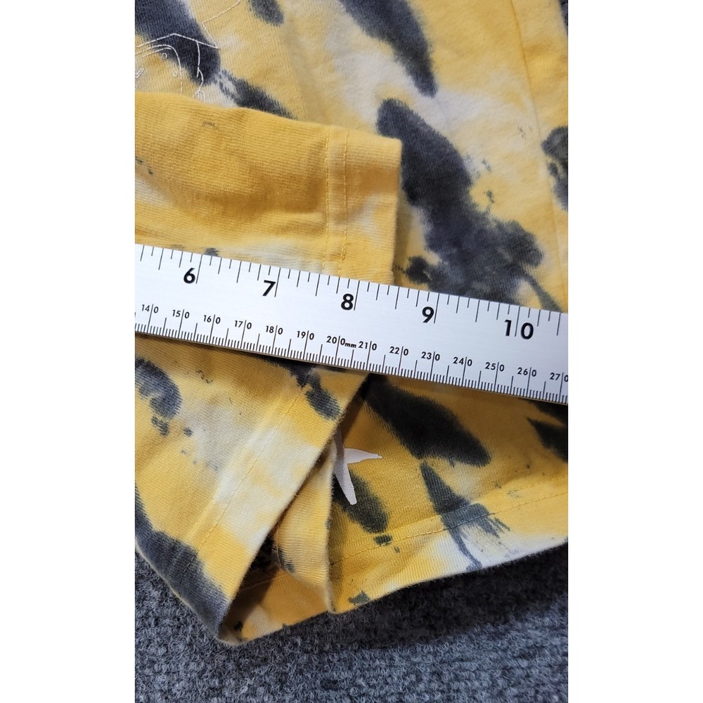 Hypland X Naruto Shippuden Skater Shorts Size Large Yellow Tie Dye Inseam 9" Y2K - Picture 14 of 14